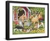 Puppies and Kittens - Spring and Summer Theme-William Vanderdasson-Framed Giclee Print