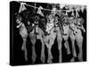 Puppies Hanging from a Clothesline-Bettmann-Stretched Canvas