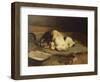 Puppies Sleeping-William Henry Hamilton Trood-Framed Giclee Print