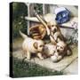 Puppies-Michael Jackson-Stretched Canvas