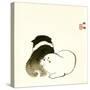 Puppies-Bairei Kono-Stretched Canvas