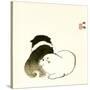 Puppies-Bairei Kono-Stretched Canvas