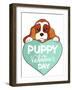 Puppy-2-Abraal-Framed Giclee Print