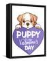 Puppy-4-Abraal-Framed Stretched Canvas