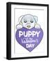 Puppy-5-Abraal-Framed Giclee Print