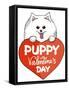 Puppy-7-Abraal-Framed Stretched Canvas