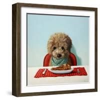 Puppy Chow-Lucia Heffernan-Framed Art Print