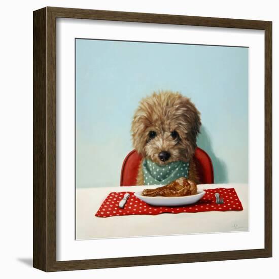 Puppy Chow-Lucia Heffernan-Framed Art Print