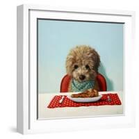 Puppy Chow-Lucia Heffernan-Framed Art Print