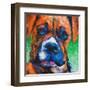 Puppy Dog Eyes II-Walt Johnson-Framed Art Print