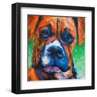 Puppy Dog Eyes II-Walt Johnson-Framed Art Print