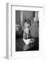 Puppy Dog in a Cup of Coffee-stokkete-Framed Photographic Print