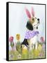 Puppy Easter II-Grace Popp-Framed Stretched Canvas