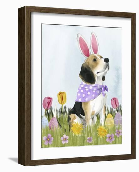 Puppy Easter II-Grace Popp-Framed Art Print