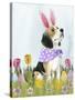 Puppy Easter II-Grace Popp-Stretched Canvas