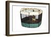 Puppy in Play Pen-null-Framed Photographic Print