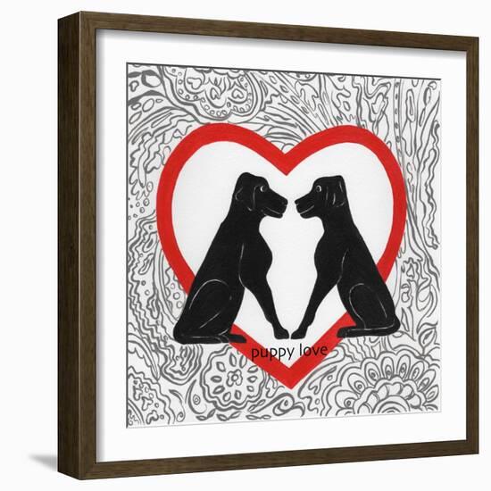 Puppy Love-Gigi Begin-Framed Giclee Print