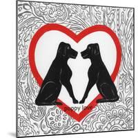 Puppy Love-Gigi Begin-Mounted Giclee Print