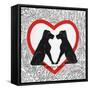 Puppy Love-Gigi Begin-Framed Stretched Canvas