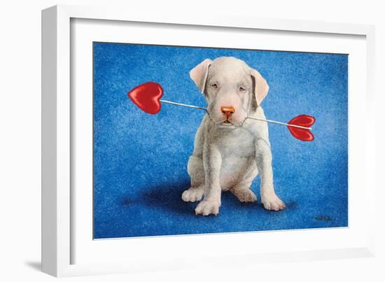 Puppy Lover-Will Bullas-Framed Giclee Print