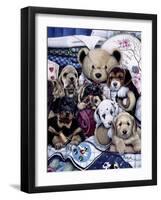 Puppy Party-Jenny Newland-Framed Giclee Print