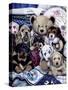 Puppy Party-Jenny Newland-Stretched Canvas
