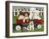 Puppy "Play Date"-William Vanderdasson-Framed Giclee Print