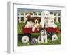 Puppy "Play Date"-William Vanderdasson-Framed Giclee Print