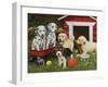 Puppy Playmates-William Vanderdasson-Framed Giclee Print