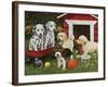 Puppy Playmates-William Vanderdasson-Framed Giclee Print