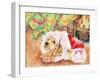 Puppy’s Gift-Karen Middleton-Framed Giclee Print