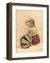 Puppy Toy-null-Framed Art Print