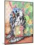 Puppy with a Gift Bag-Karen Middleton-Mounted Giclee Print