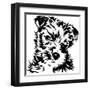 Puppy-turtleteeth-Framed Art Print