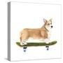 Pups on Wheels III-Annie Warren-Stretched Canvas