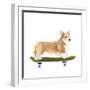 Pups on Wheels III-Annie Warren-Framed Art Print