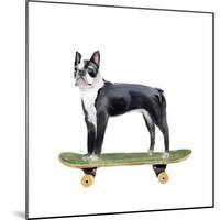 Pups on Wheels IV-Annie Warren-Mounted Art Print