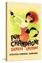 Pur Champagne-Leonetto Cappiello-Stretched Canvas