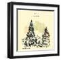 Pura Goa Lawah, an Important Balinese Hindu Temple in Padangbai, Bali, Indonesia, Asia. Traditional-babayuka-Framed Art Print