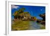 Pura Tanah Lot, Sea Temple, Bali, Indonesia, Southeast Asia, Asia-Laura Grier-Framed Photographic Print