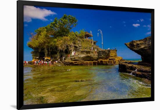 Pura Tanah Lot, Sea Temple, Bali, Indonesia, Southeast Asia, Asia-Laura Grier-Framed Photographic Print