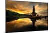 Pura Ulun Danu Bratan Water Temple-toonman-Mounted Photographic Print