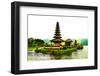 Pura Ulun Danu Temple, Lake Bratan, Bali, Indonesia, Southeast Asia, Asia-Laura Grier-Framed Photographic Print