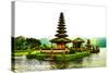 Pura Ulun Danu Temple, Lake Bratan, Bali, Indonesia, Southeast Asia, Asia-Laura Grier-Stretched Canvas