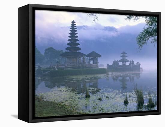 Pura Ulun Temple, Danu Bratan, Island of Bali, Indonesia, Southeast Asia-Bruno Morandi-Framed Stretched Canvas