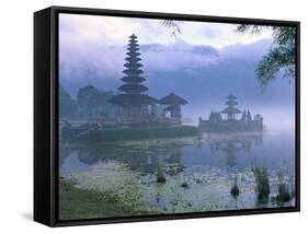 Pura Ulun Temple, Danu Bratan, Island of Bali, Indonesia, Southeast Asia-Bruno Morandi-Framed Stretched Canvas