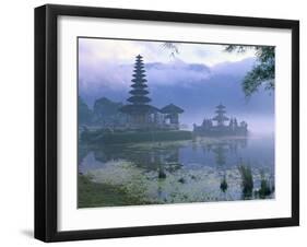 Pura Ulun Temple, Danu Bratan, Island of Bali, Indonesia, Southeast Asia-Bruno Morandi-Framed Photographic Print