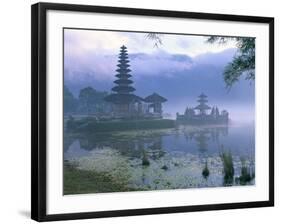 Pura Ulun Temple, Danu Bratan, Island of Bali, Indonesia, Southeast Asia-Bruno Morandi-Framed Photographic Print