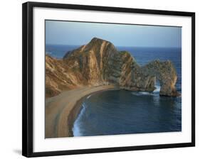 Purbeck Limestone Arch, Durdle Door, Near Lulworth, Dorset Coast, England, United Kingdom, Europe-Dominic Harcourt-webster-Framed Photographic Print