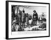 Purchase of Manhattan Island by Pieter Minuit by Alfred Friedericks-null-Framed Giclee Print